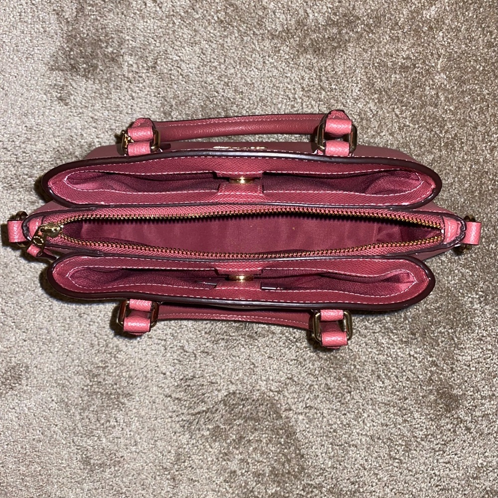 Coach Pink Leather Handbag - Picture 7 of 8